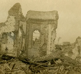 Ruined Church, Combles, Northern France