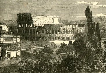 Ruins of the Colosseum, from the Palatine, 1890