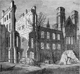 Ruins of the Houses of Parliament, After the Fire in 1834