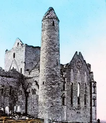 Ruins on the Rock of Cashel, Co. Tipperary, c1910