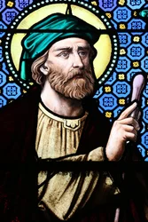 Sacred Heart Church, Stained Glass Window, Jesse