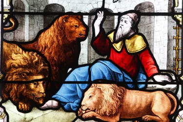 Saint Aignan Church: Daniel in the lion