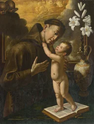 Saint Anthony of Padua with Baby Jesus