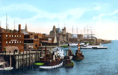 Saint John harbour, Saint John, New Brunswick, Canada