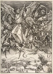 Saint Michael Fighting the Dragon, from The Apocalypse