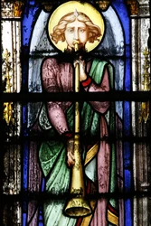 Sainte-Clotilde church. Angel