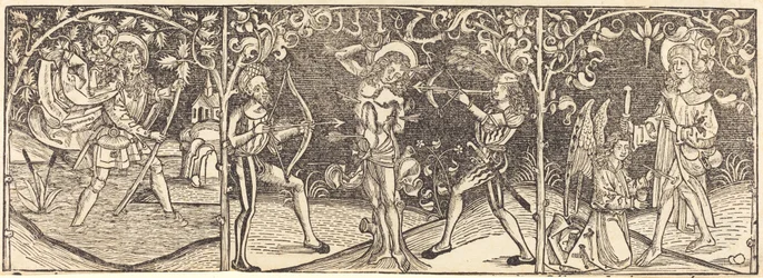 Saints Christopher, Sebastian, and Roche