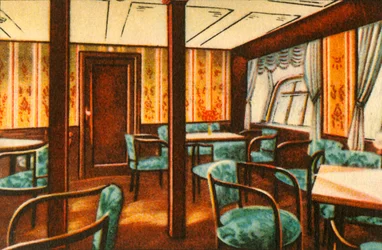 Saloon on Board a Zeppelin, 1932