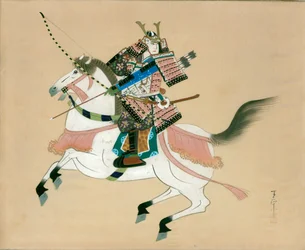 Samurai Warrior riding a horse