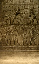 Saqqara - Tomb of Ti Mural Paintings, c1918-c1939
