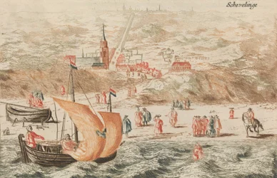 Schevelinge, in: Tooneel Der Voornaamste Nederlands Huizen, En Lust Hoven, Naar T Leven, n.d.