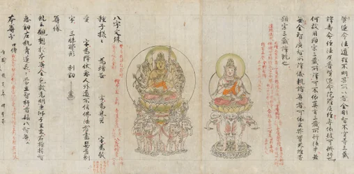 Scroll from the Compendium of Iconographic Drawings Zuzosho