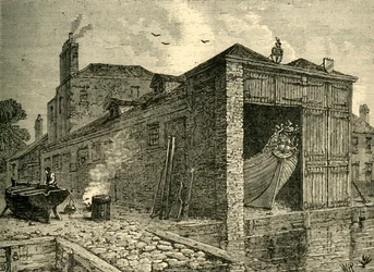 Searles Boat-Yard in 1830