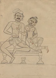 Seated Couple, c. 1800