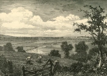Sedgemoor, from Middlezoy, 1898.
