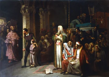 Service in the Synagogue During the Reading from the Torah