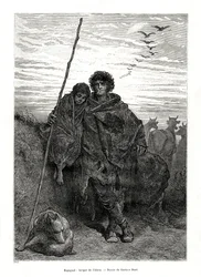 Shepherd of Alava, Spain