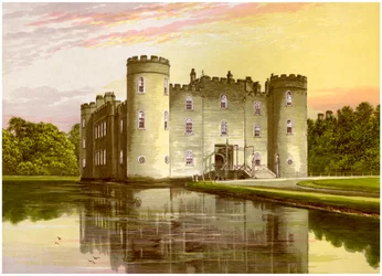 Shirburn Castle, Oxfordshire, home of the Earl of Macclesfield