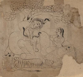 Shiva and Parvati