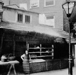 Shop and Solar, Clare Market, London, Since Demolished
