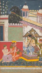 Shri Raga: Folio from a Ragamala Series (Garland of Musical Modes), mid-17th century