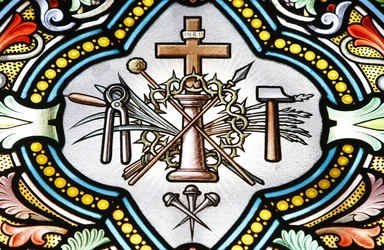 Shrine of Our Lady of La Salette Stained Glass Window Christian Symbols, La Salette, France