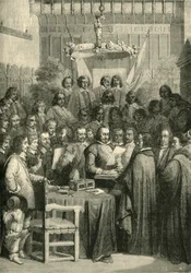 Signing of the Treaty of Westphalia, 24 October 1648