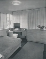 Simple and Practical Lines Characterise This Bedroom