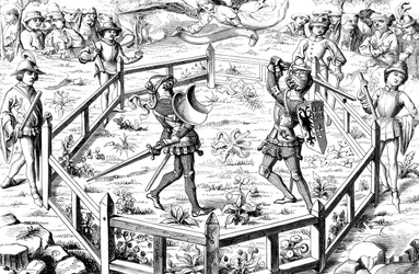 Single combat subjected to the judgement of God, 15th century 1849
