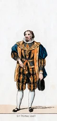 Sir Thomas Lovell, costume design for Shakespeare