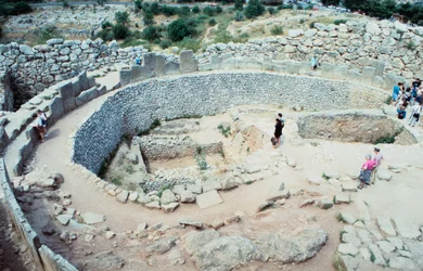 Site of Mycenaean Fortifications, Greece