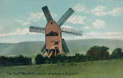 Six Swift Windmill, Kingston, near Lewes, Sussex, c1905