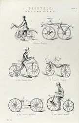 Six Early Forms of Bicycle