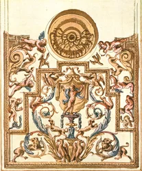 Sketch for decorative painting
