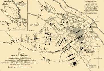 Sketch of the Battle of Cawnpore