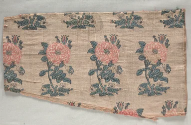 Sleeve with rose bushes and butterflies, early 1600s
