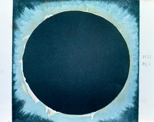 Solar Corona and Prominences 1860-1870