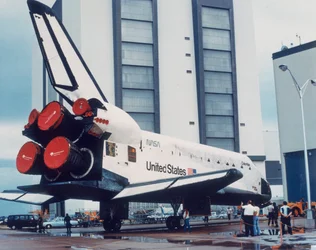 Space Shuttle Columbia on Earth