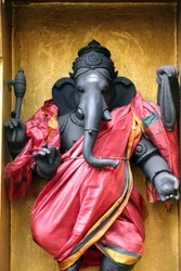Ganesha, Also Known as Ganapati and Vinayaka, Sri Veeramakaliamman Hindu Temple, Singapore