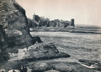 St. Andrews - The Castle, Seen from the South-East, 1895