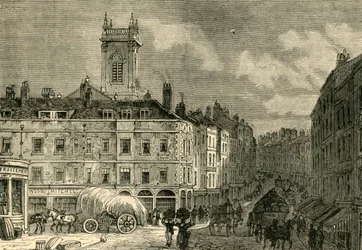 St. Andrews Church, from Snow Hill, in 1850