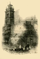 St. Giles, Cripplegate, Showing the Old Wall