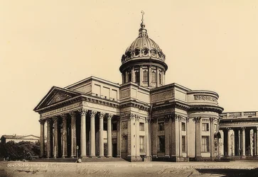 St. Petersburg / Russia. The Kazan Cathedral. Around 1900