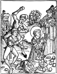St Stephen, first Christian martyr c36
