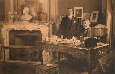 Staff at the Cuban Embassy in Brussels, Belgium, 1927