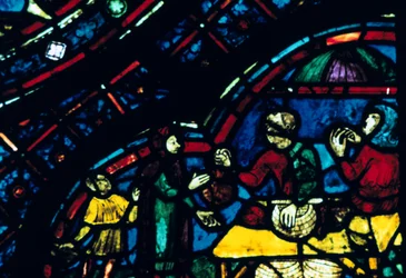 Stained glass, Chartres Cathedral, Chartres, France