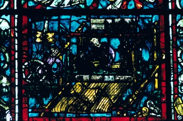 Stained Glass, Chartres Cathedral, Chartres, France