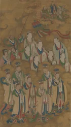 Star deities of the northern and central dippers, dated 1454