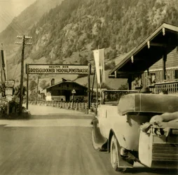 Start of the Grossglockner High Alpine Road, Fusch an der Großglocknerstraße, Austria