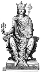 Statue of Philip Augustus, King of France, 13th Century, 1882-1884